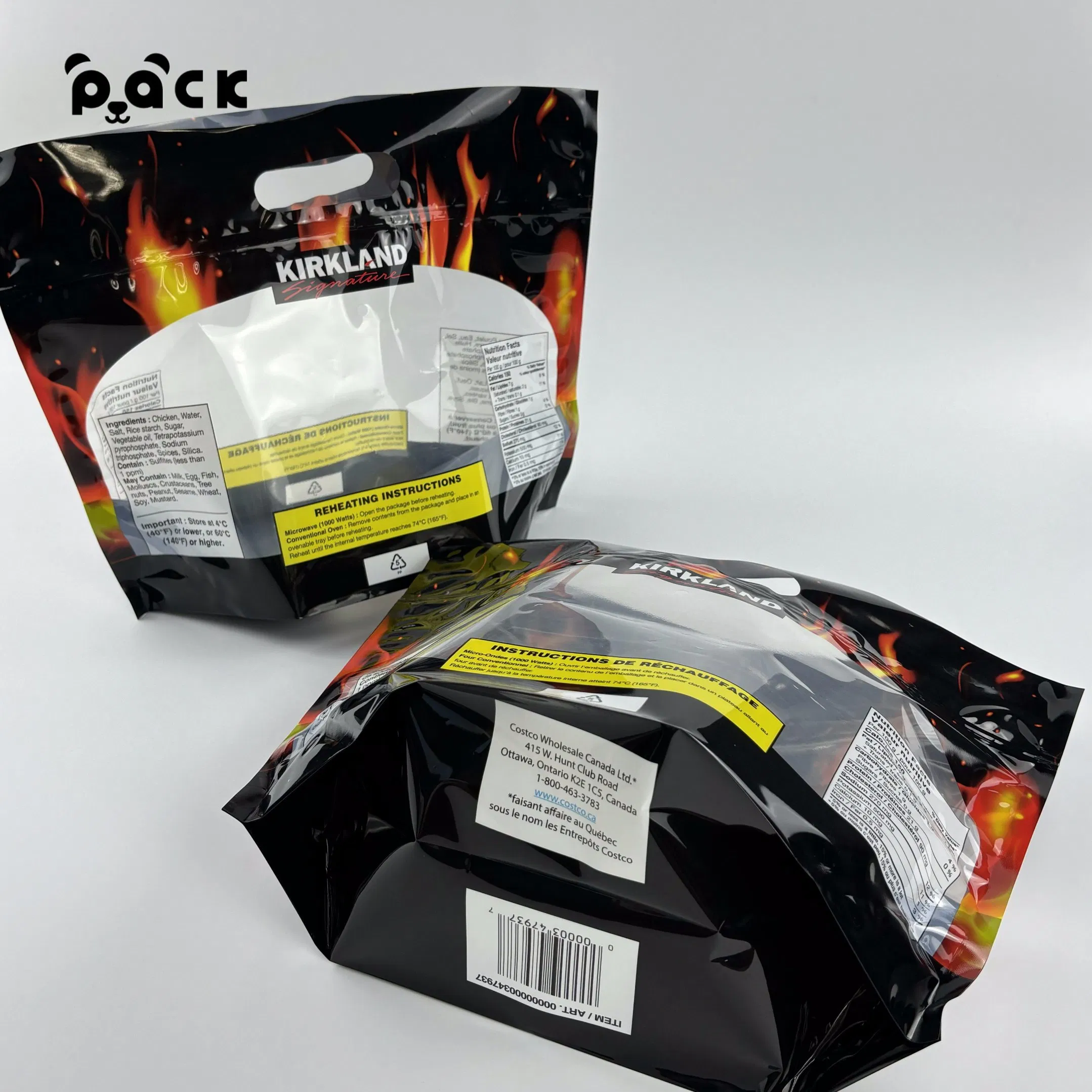 Roast Chicken Food Packaging Bag Rotisserie Chicken Bag Microwavable Food Packaging