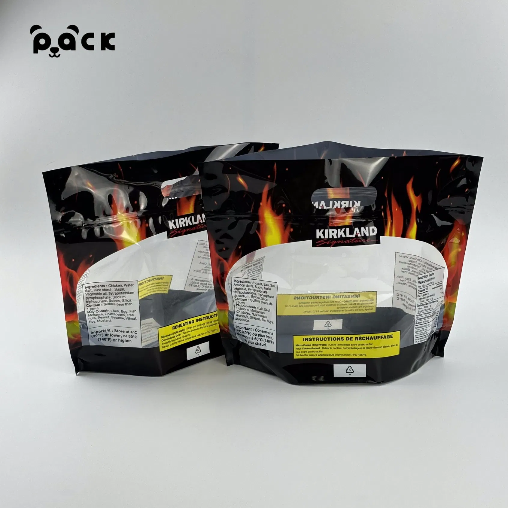 Roast Chicken Food Packaging Bag Rotisserie Chicken Bag Microwavable Food Packaging