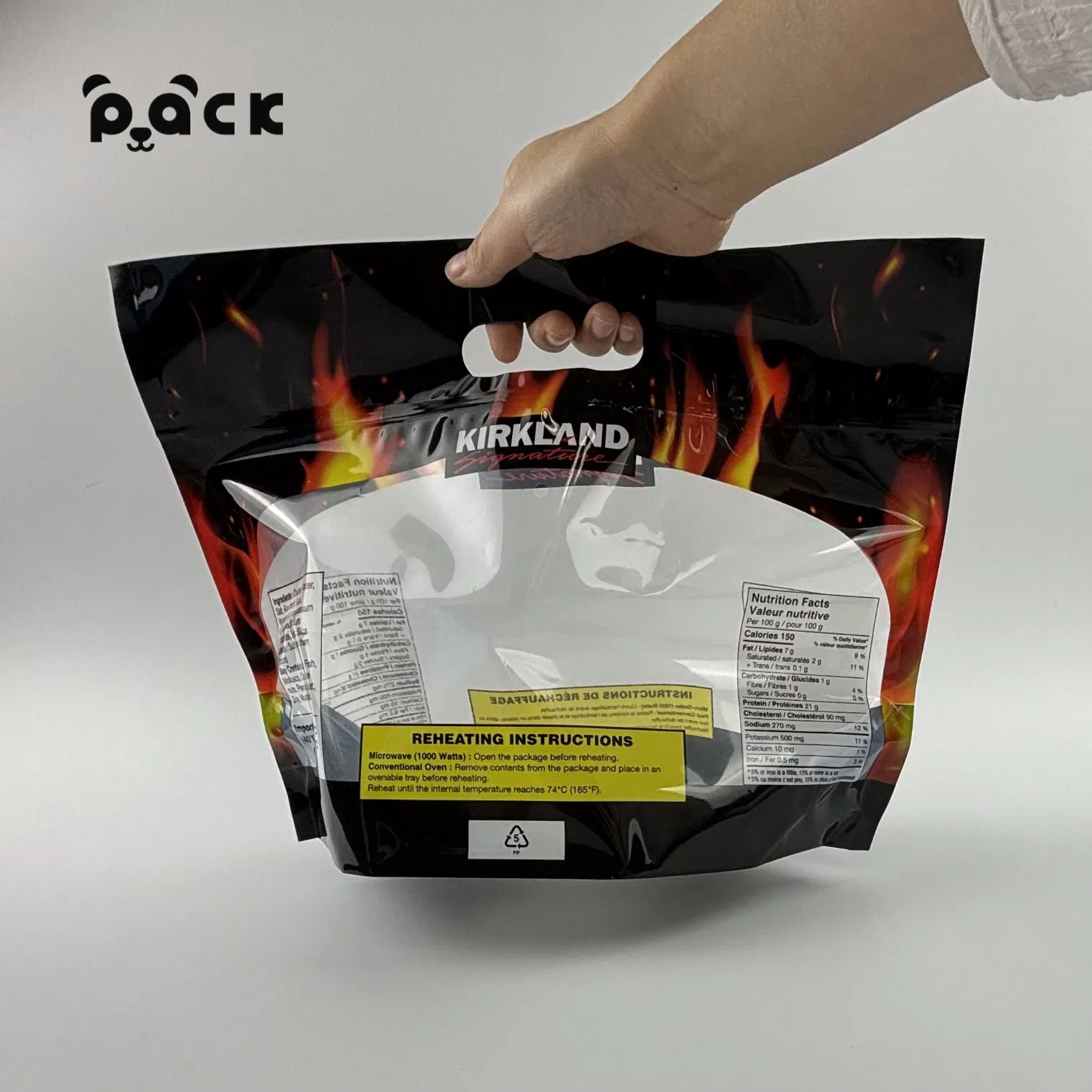 Roast Chicken Food Packaging Bag Rotisserie Chicken Bag Microwavable Food Packaging