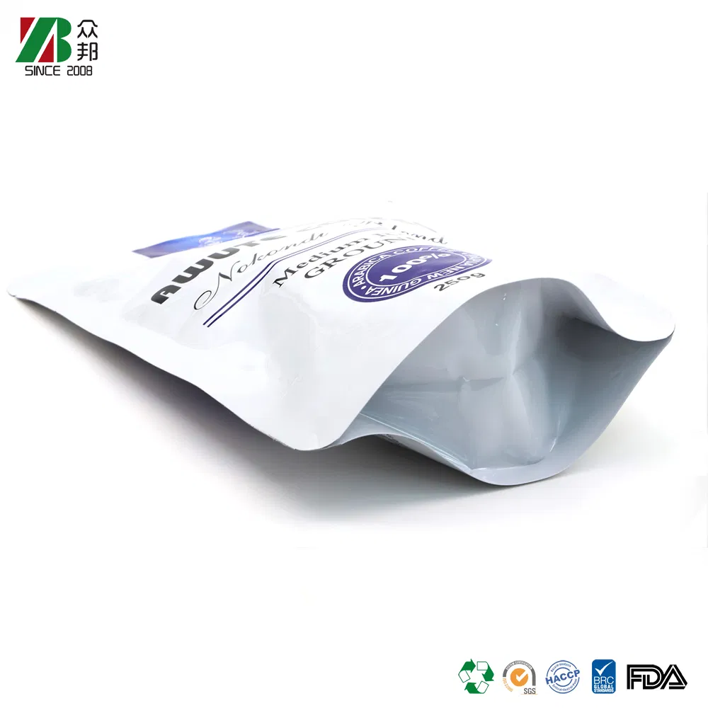 Factory Price Custom Food-Safe Zipper Packaging Heat-Seal Coffee/Tea Packing Bag Food Packaging