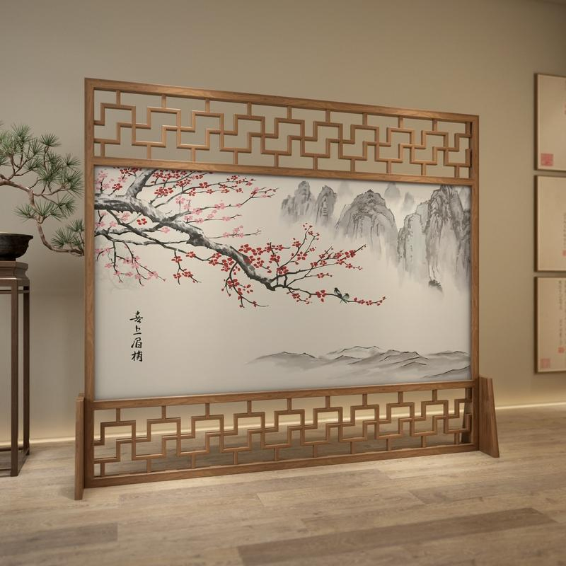 Wholesale Chinese Modern Wooden Screen Room Divider for Living Room, Bedroom, Office, and Hotel Entrance Privacy – Elegant and Functional Home Decor