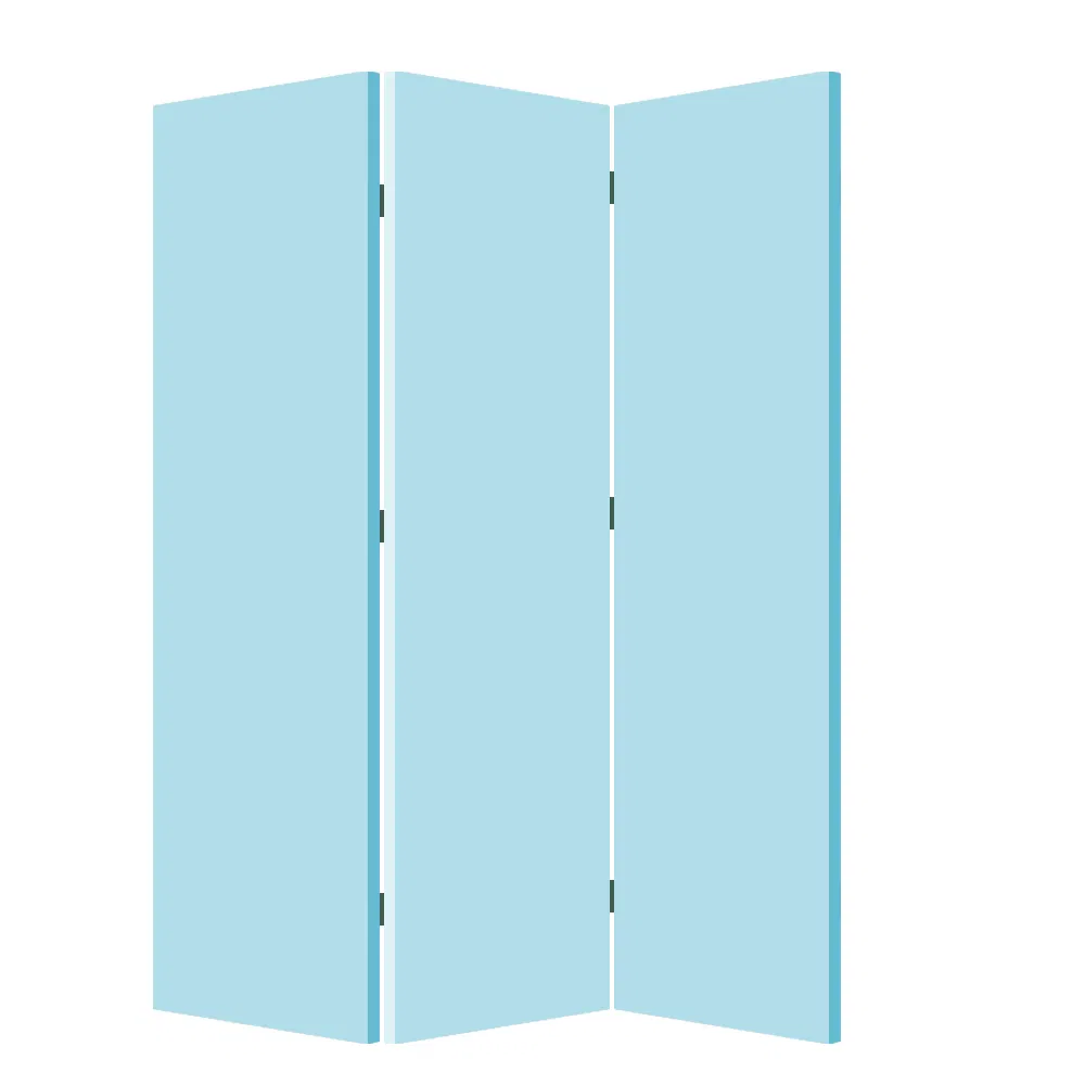 Decorative Colour Pattern 3 Panel Canvas/Wooden Folding Home Room Dividers