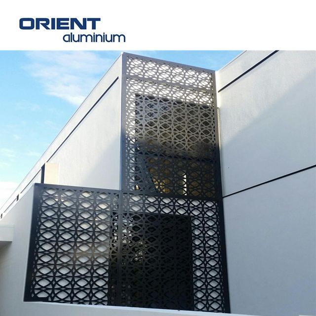 Metal Aluminum Decorative Laser Cut Fence Panel and Screen Room Divider