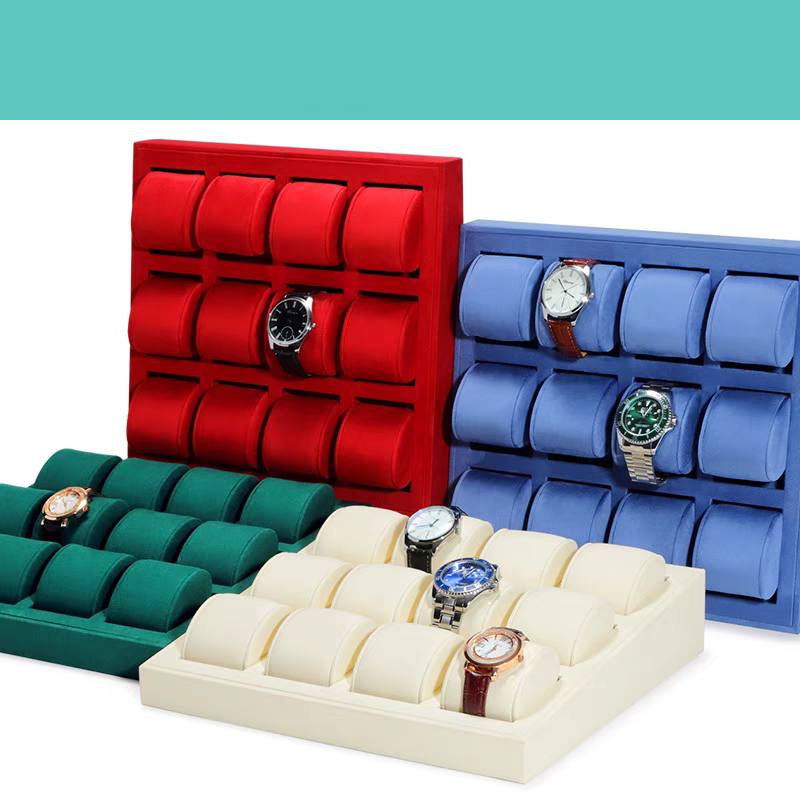 Bespoke Watch Organizer with Handcrafted Finish for Luxury Timepieces Factory Customization: Size, Material, Lining Color, Logo Printing, Jewelry Box PU Leather