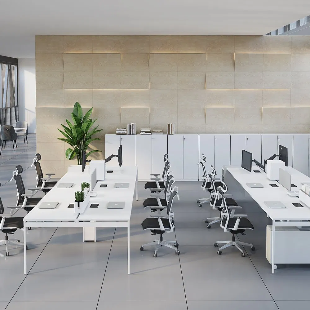 Luxury Modern Executive L Shape Wooden Furniture Computer Office Desk with Drawers