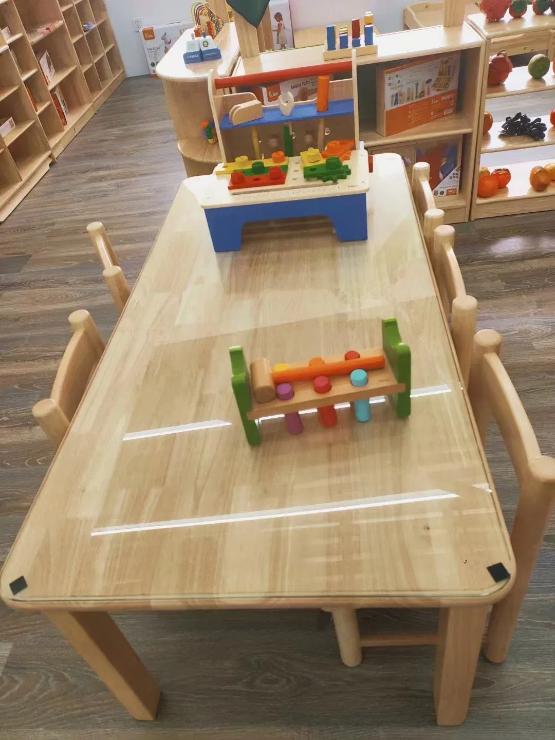 Eco-Friendly Nursery and Daycare Baby Furniture, Kindergarten and Preschool School Classroom Student Furniture, Kids Furniture Wooden Children Furniture