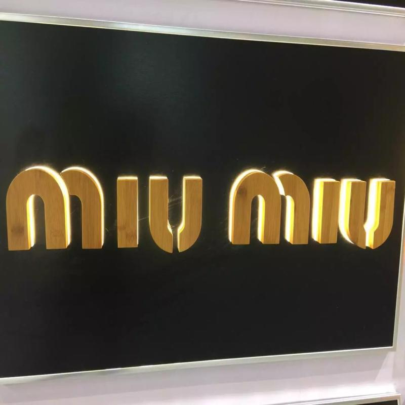 Customized Wooden Backlit Channel Letters Sign Signage for Festival Displays