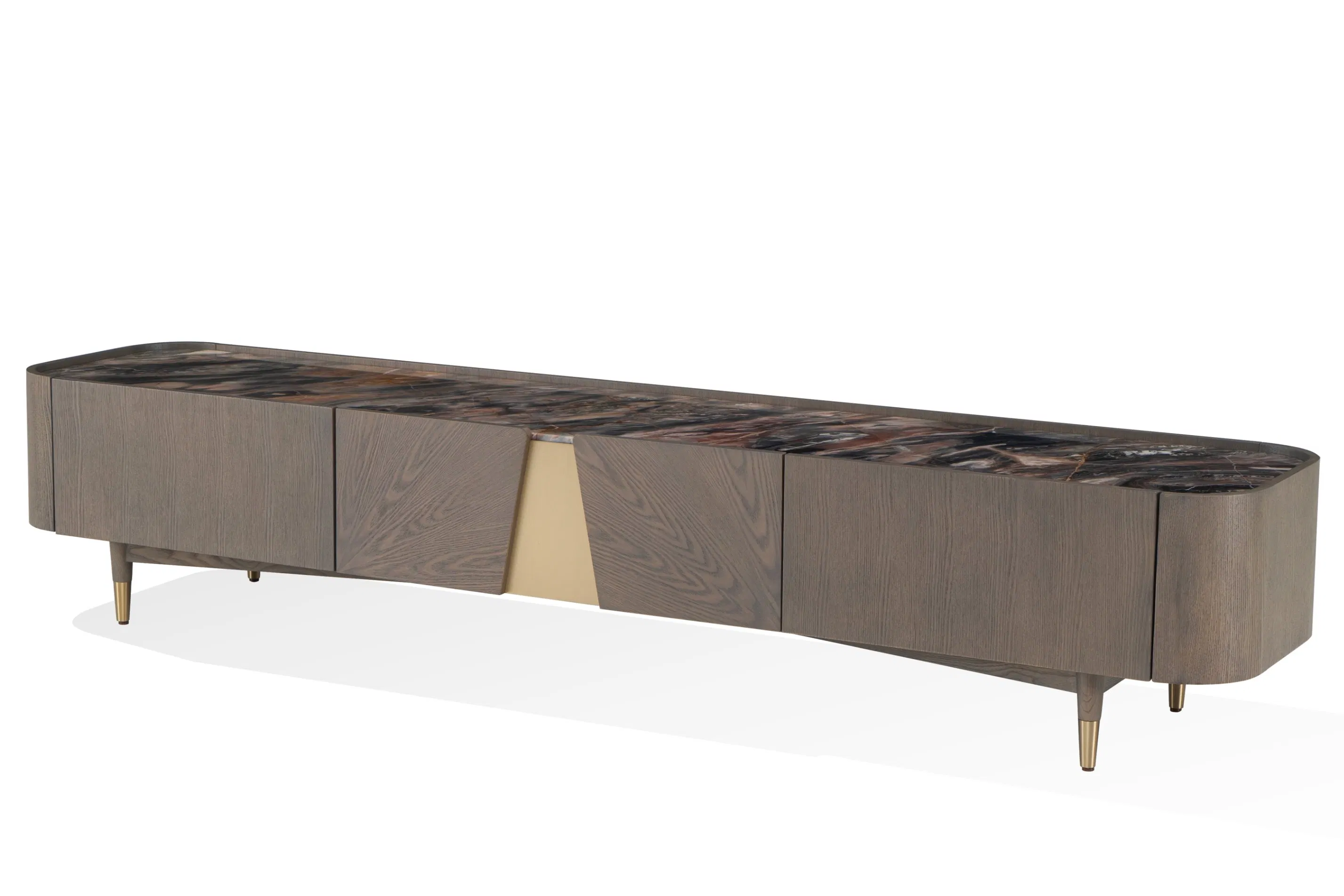 CS Home Round Non-Customized China Cabinet Furniture Table Minimalist Modern TV Stand Hot Sale