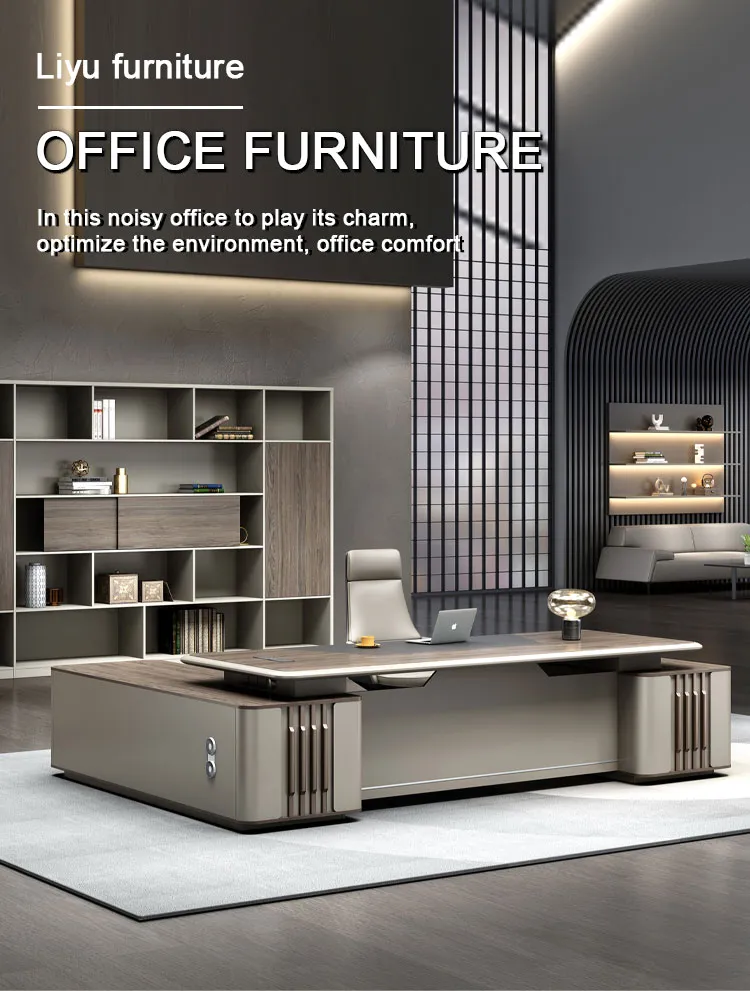 Executive Office Desk Detail 1