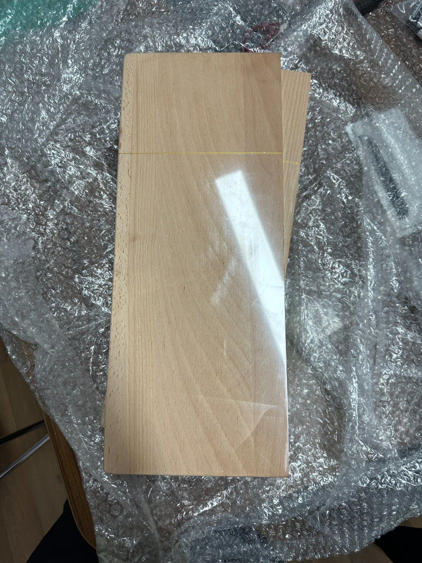 Custom Beech Wood Floating Shelf with Hardware-Adjustable Wall Mount Bracket Design