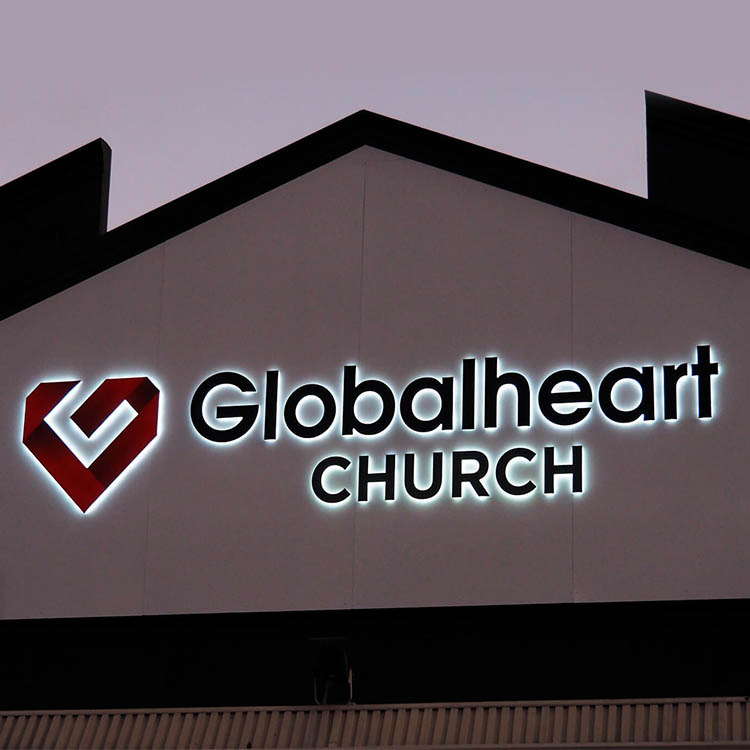 Custom Outdoor Retail Signage LED Letter Signage for Wall Mounting