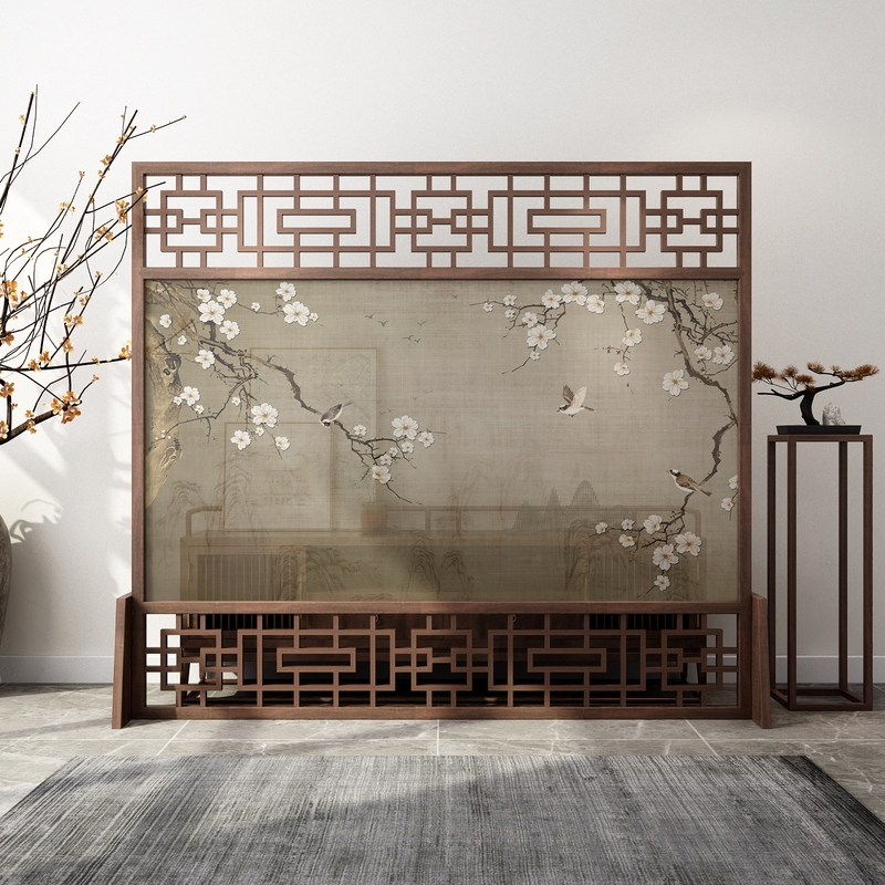 Wholesale Chinese Modern Wooden Screen Room Divider for Living Room, Bedroom, Office, and Hotel Entrance Privacy – Elegant and Functional Home Decor