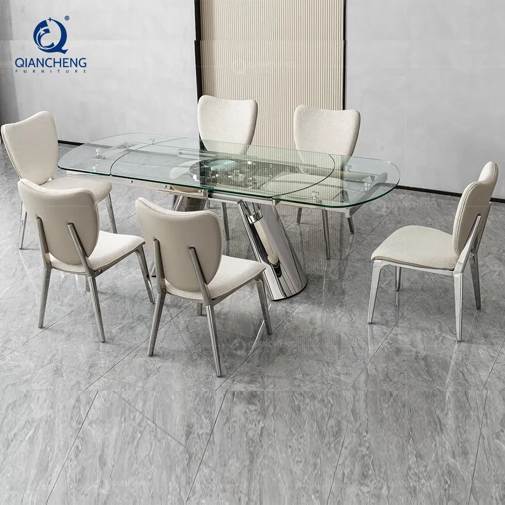 Wholesale Imported Marble Dining Table Sets for Luxury Dining Room Furniture