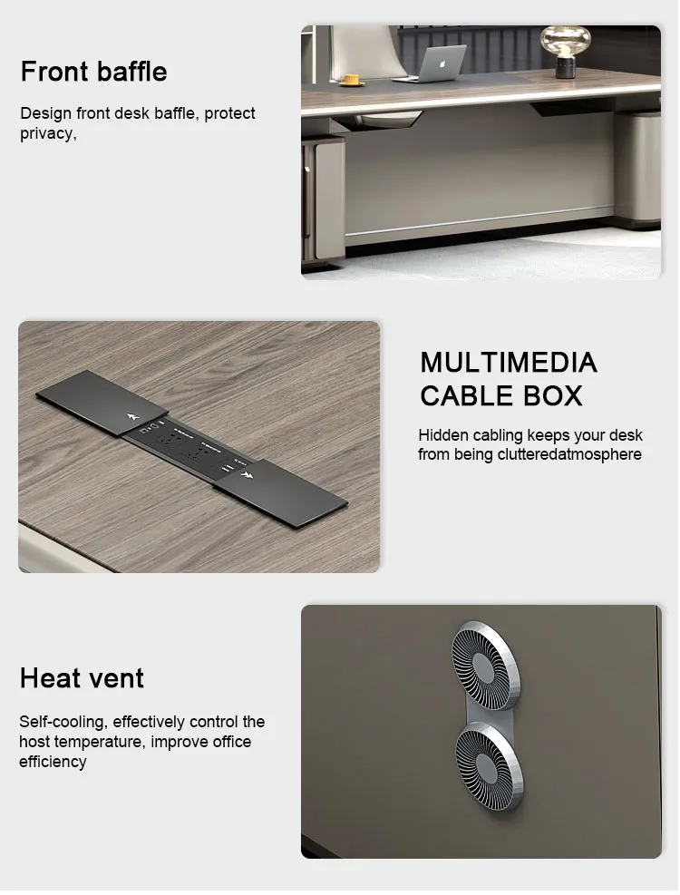 Executive Office Desk Detail 5