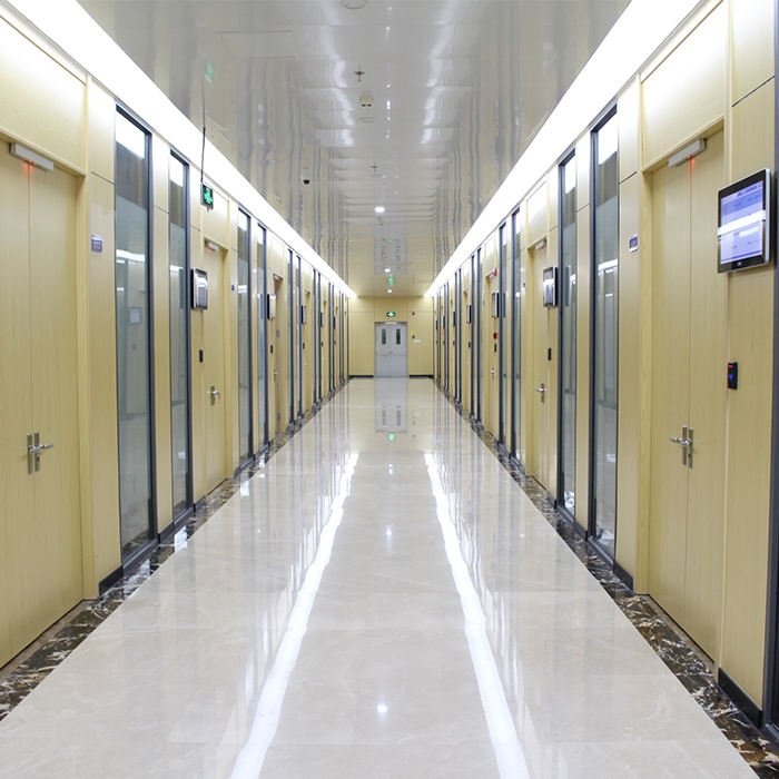 High Quality Glass Partition Wall Office Partition Factory Partition Room Modular Wall Divider with Wooden Doors