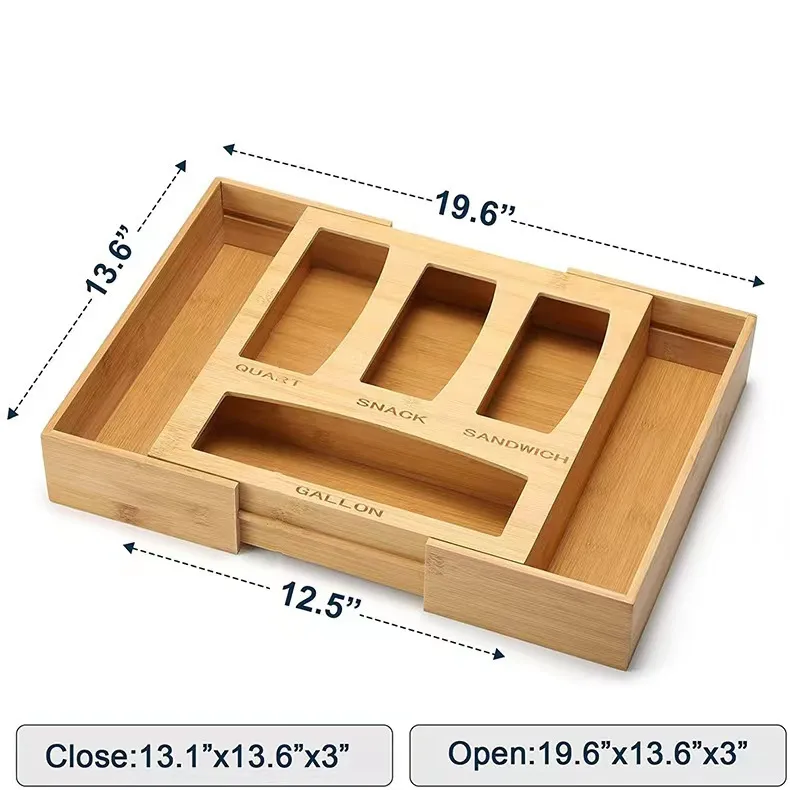 Bamboo Storage Organizer 1