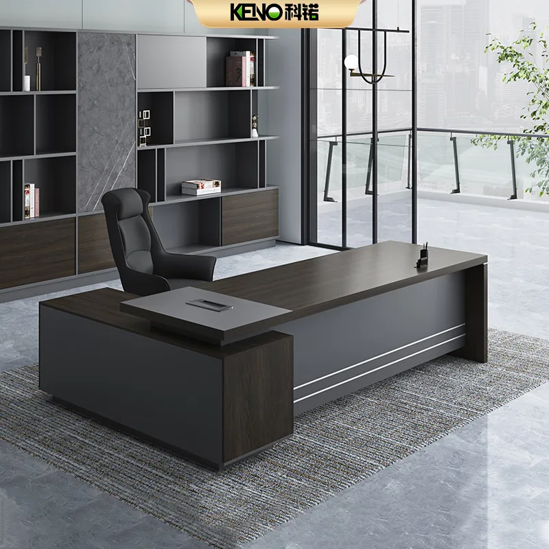 Luxury Modern Chinese Wooden Director Home Furniture Computer Executive Table Office Desk