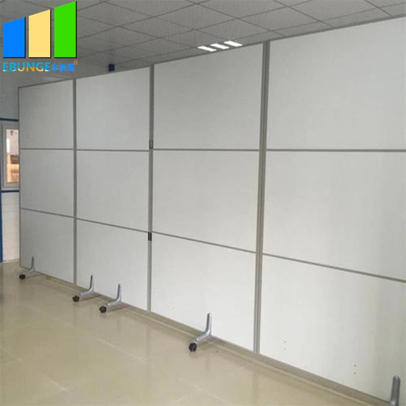 Foldable Room Divider on Wheels DIY Interior Wood Partition Wall on Wheel