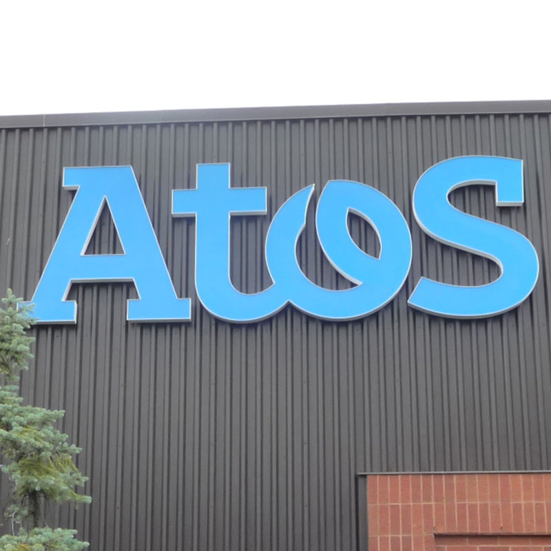 Custom Stainless Steel 3D LED Signage for Business Buildings