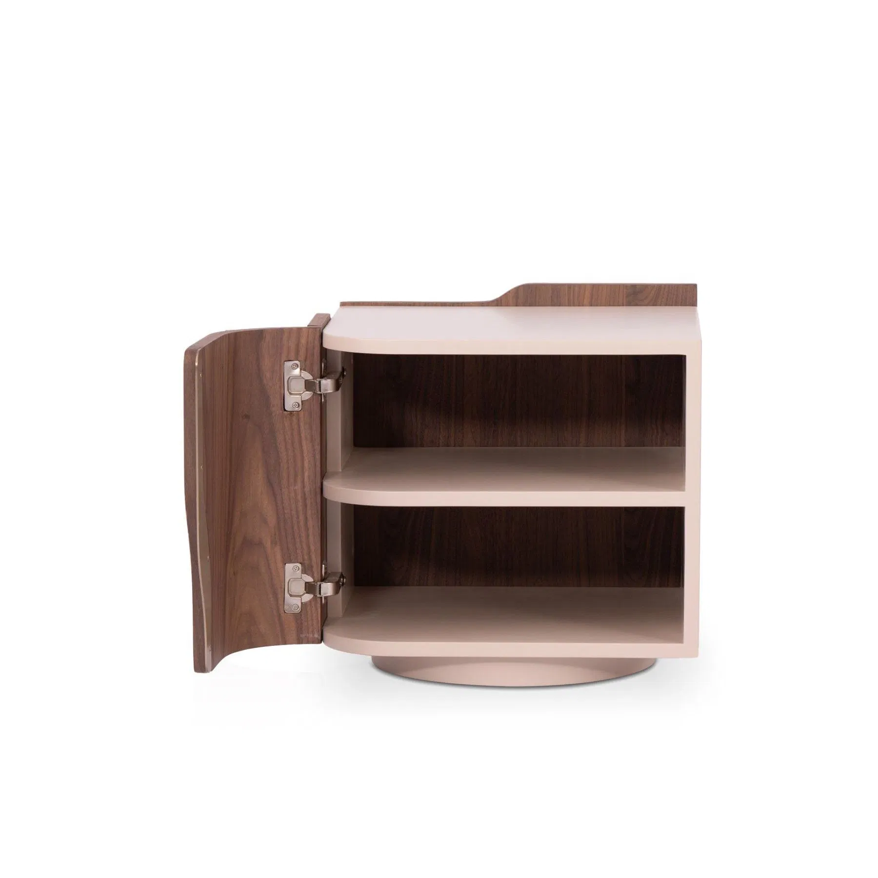 Walnut Wood Home Living Bedroom Furniture Night Stand