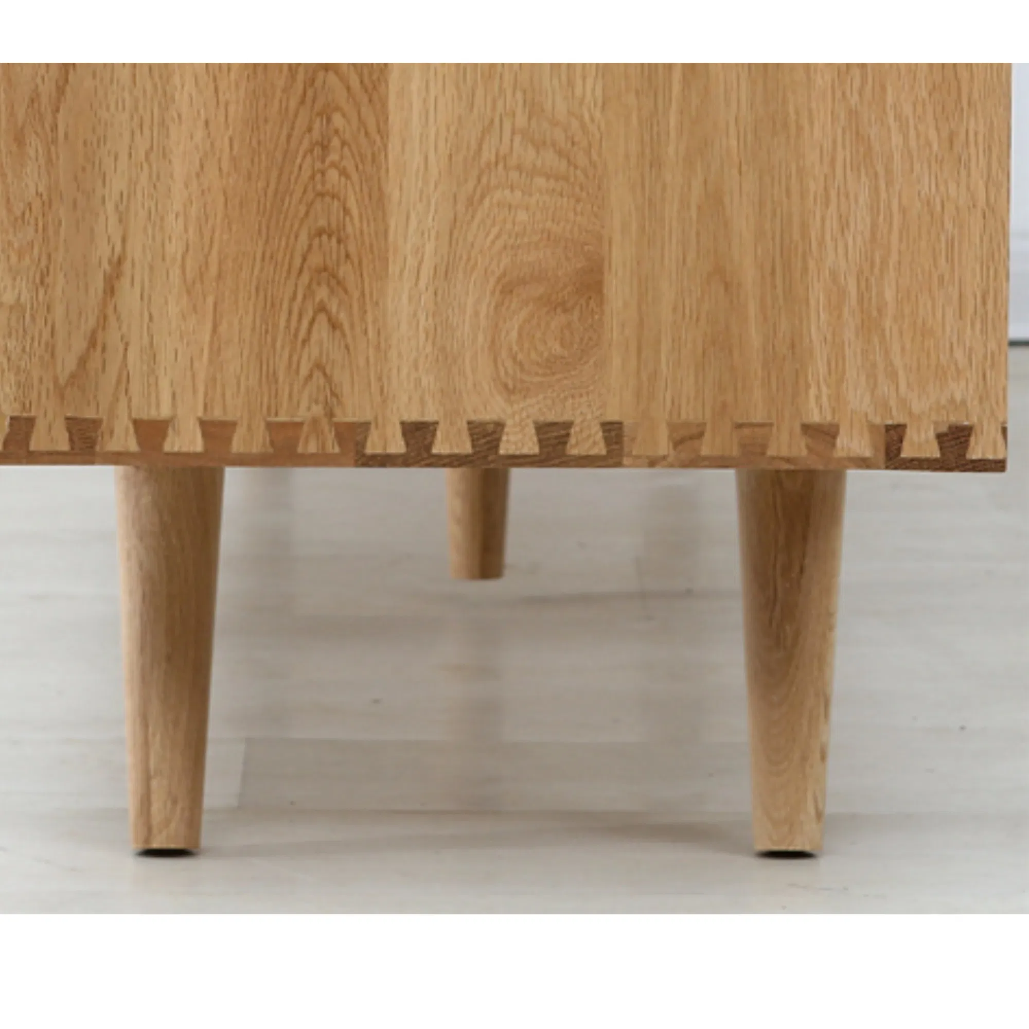 Nordic Minimalist Solid Wood TV Stand