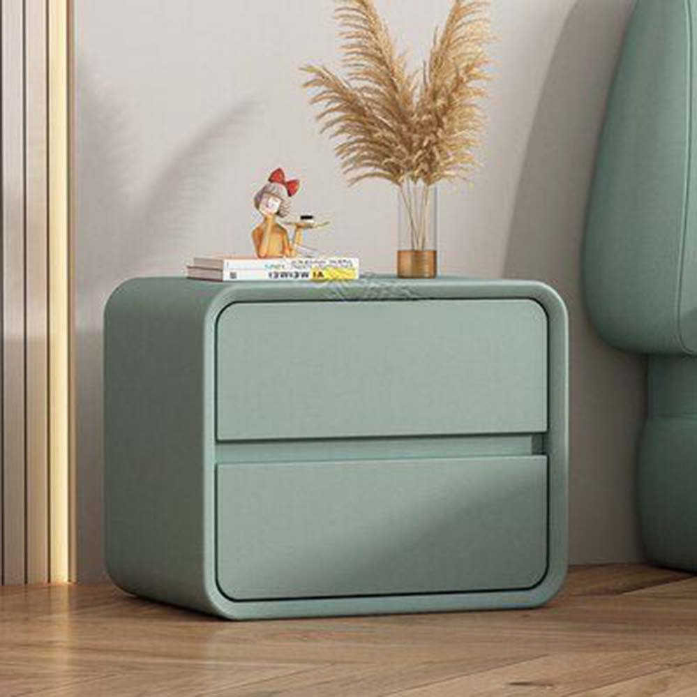 [Limited Time Special] High-End Rock Panel Bedside Table Scratch-Resistant Wear-Resistant Easy to Clean Bedroom Luxury Support High-End Atmosphere Nightstands