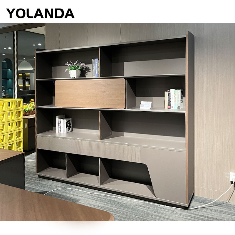 Yolanda Office Commercial Furniture Metal Leg Large Office Director Computer Executive Wooden Table Work Desk
