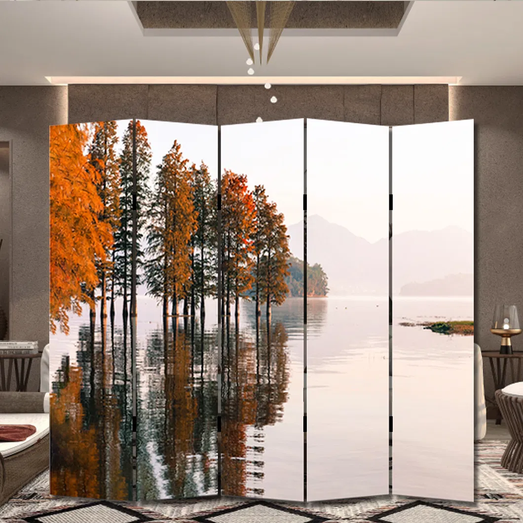 Canvas Folding Room Divider 3