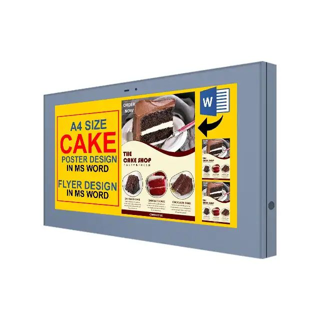 Project Custom Design Outdoor LCD 65 Inch Wall Mount Digital Billboard Signage