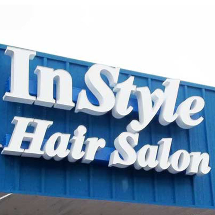 Custom Outdoor Retail Signage LED Letter Signage for Wall Mounting