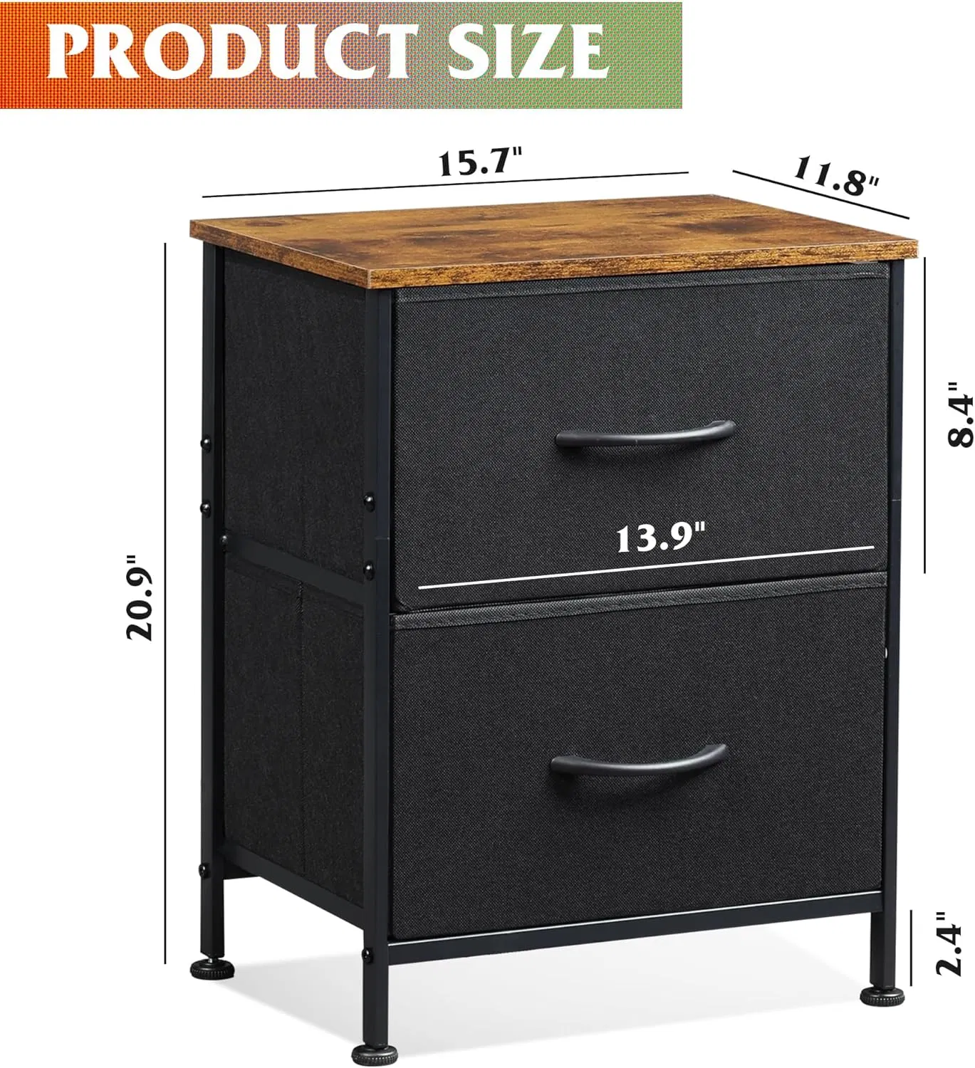 Hot Sale Hotel Bedroom Furniture Wooden Furniture Bedside Table Storage Nightstand