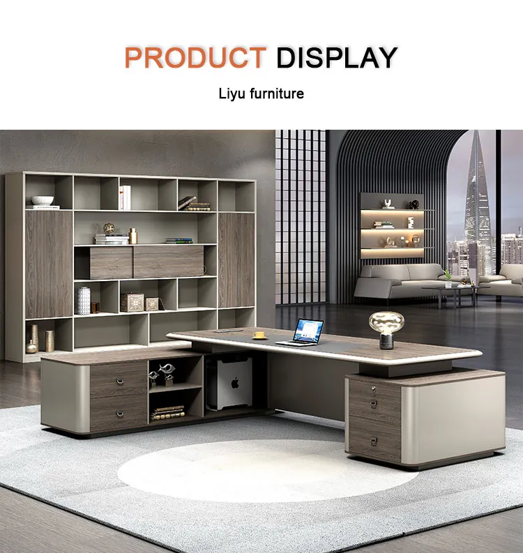 Executive Office Desk Detail 2