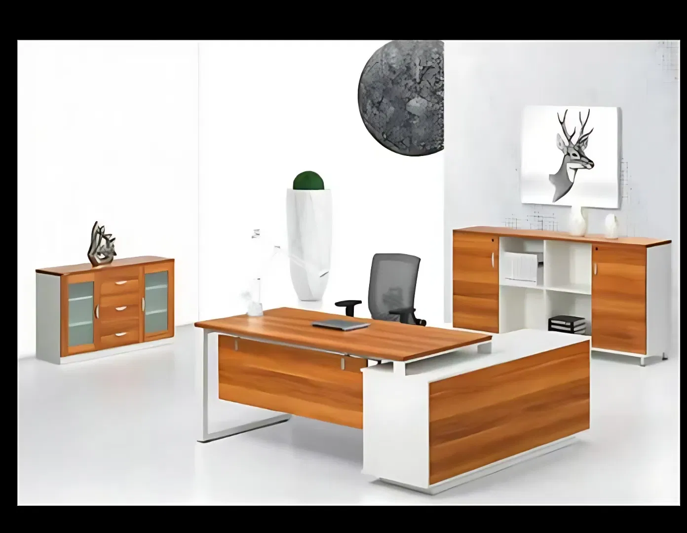 Premium Modern Design MFC Office Executive Desk (PZ-002)