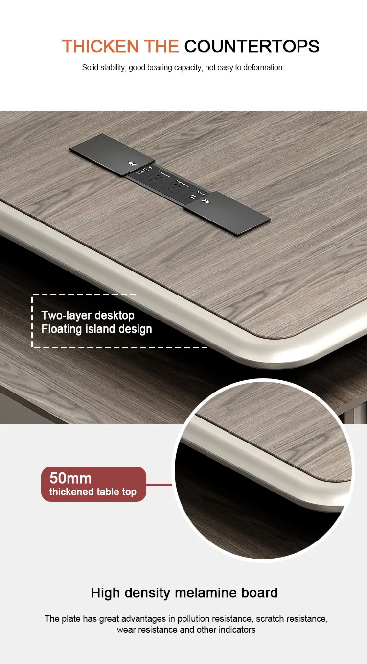 Executive Office Desk Detail 3