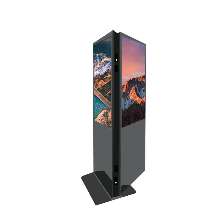 49 Inch Customized Wooden Double Sided Digital Signage for Advertising Display in Shopping Mall