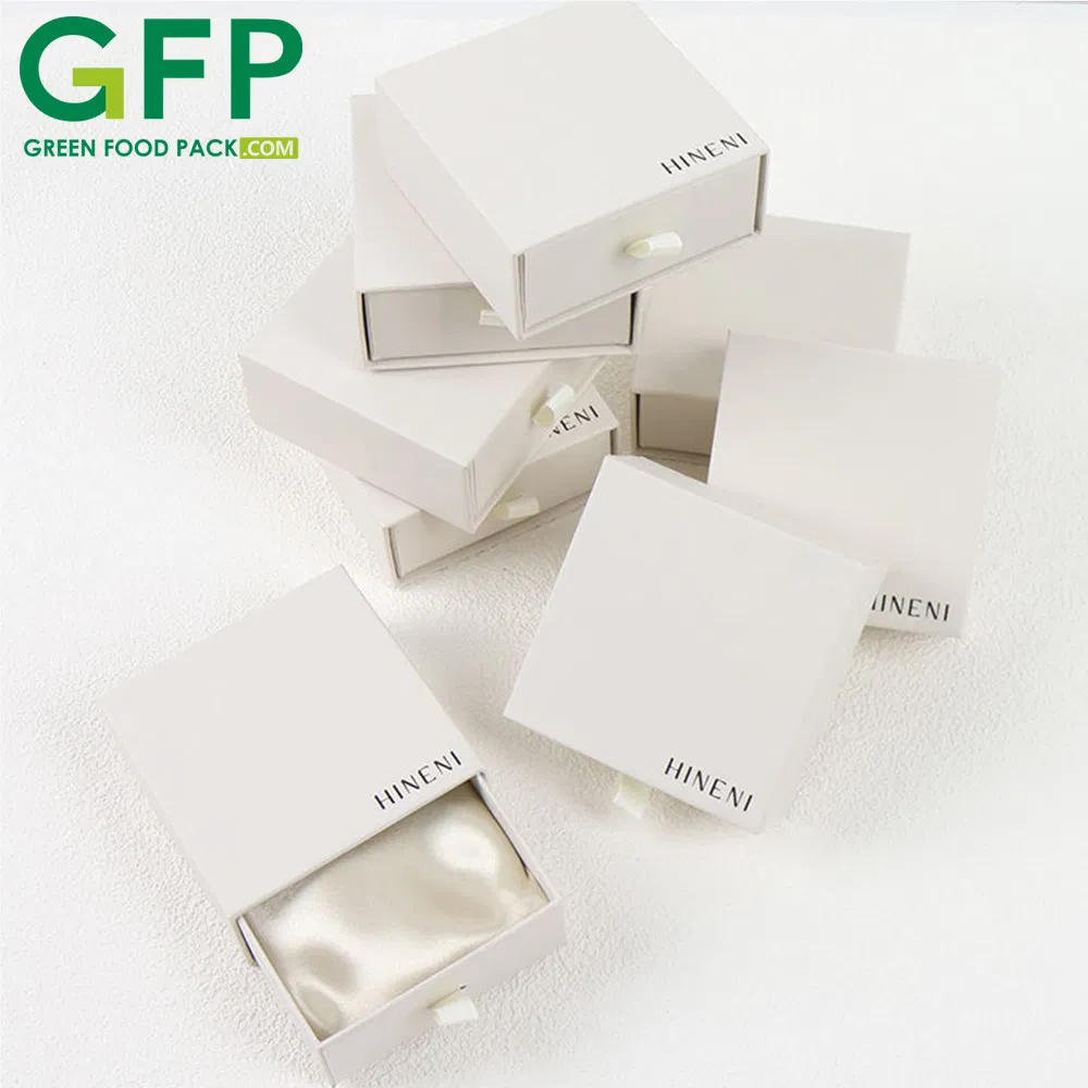 Customizable Available Size Options Modern Handcrafted Rigid Cardboard Jewelry Box