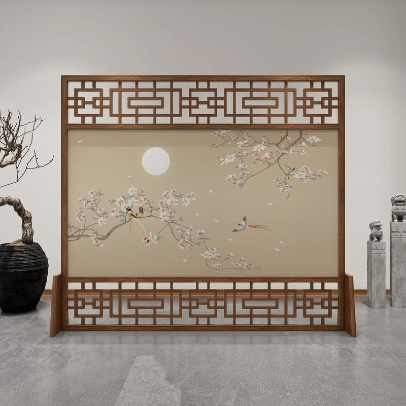 Wholesale Chinese Modern Wooden Screen Room Divider for Living Room, Bedroom, Office, and Hotel Entrance Privacy – Elegant and Functional Home Decor