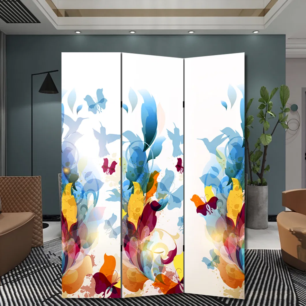 Canvas Folding Room Divider 1
