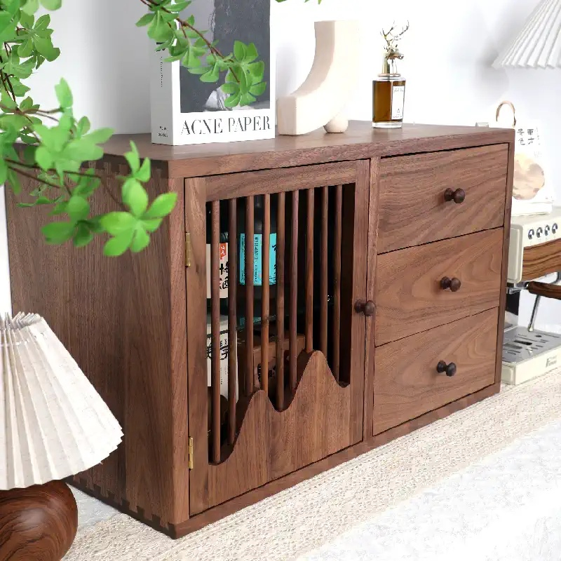 Wooden Kitchen Cabinet Organizer for Spice Jar Storage