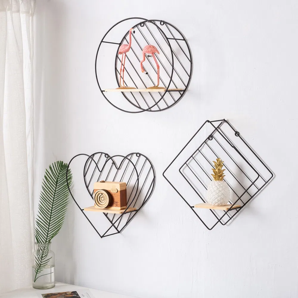 Floating Shelf for Bathroom Bedroom Wall Mounted Heart Shelf Bl26366