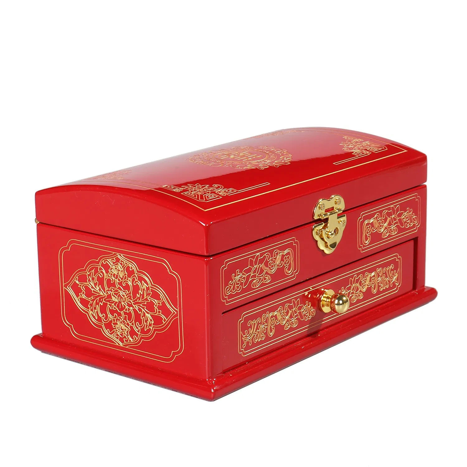 Handcrafted Luxury Wooden Jewelry Box with Custom Logo