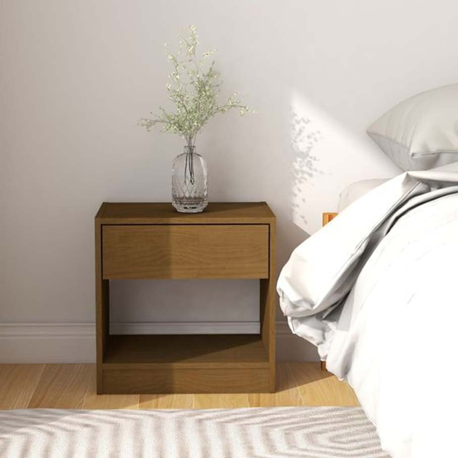 [Limited Time Special] High-End Rock Panel Bedside Table Scratch-Resistant Wear-Resistant Easy to Clean Bedroom Luxury Support High-End Atmosphere Nightstands