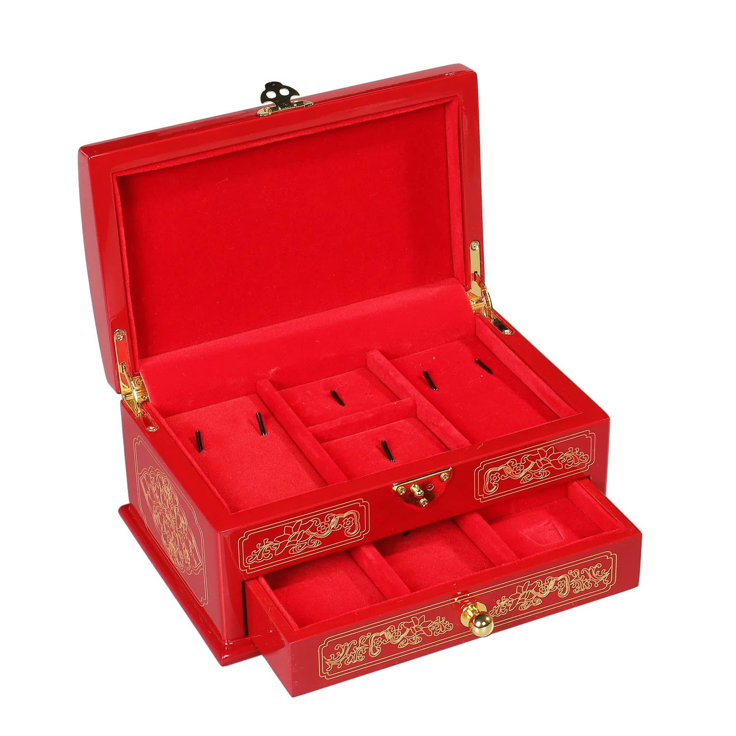 Handcrafted Luxury Wooden Jewelry Box with Custom Logo