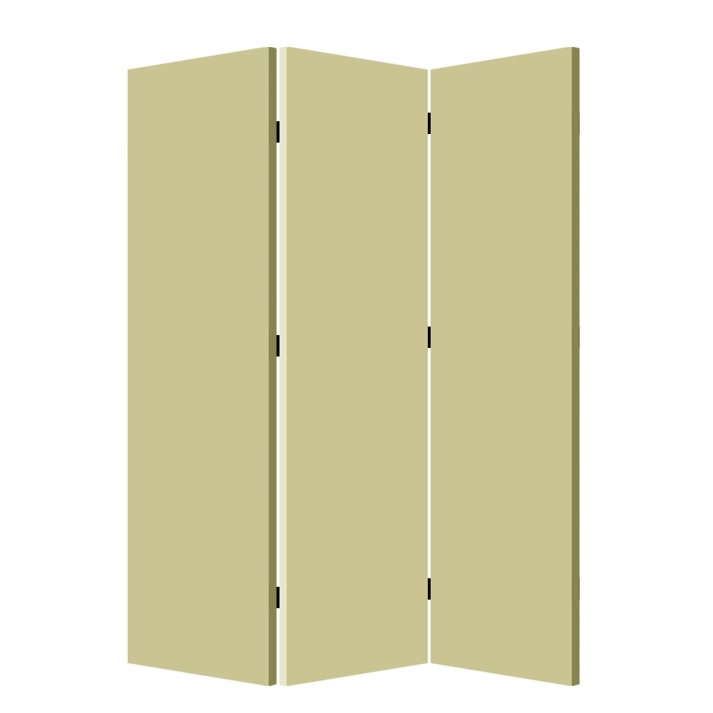 Decorative Colour Pattern 3 Panel Canvas/Wooden Folding Home Room Dividers