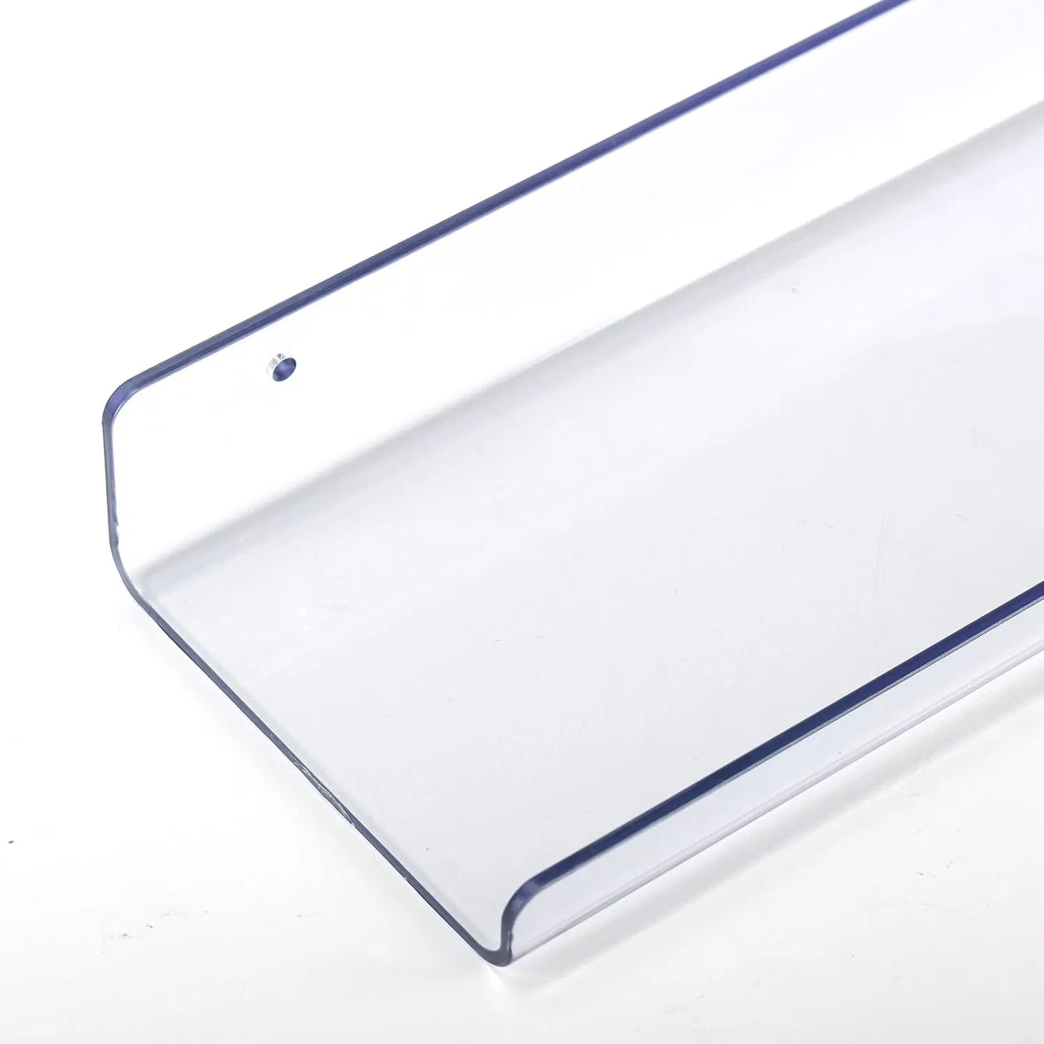 Transparent U-Shaped Wall-Mounted Acrylic Floating Shelf for Home Decor