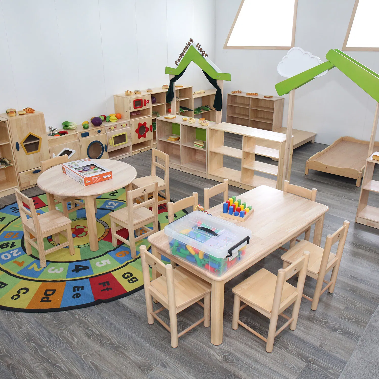 2025 Best Eco-Friendly Daycare Children Wood Furniture, Childcare Center Furniture, School Classroom Furniture, Kindergarten and Preschool Kids Furniture