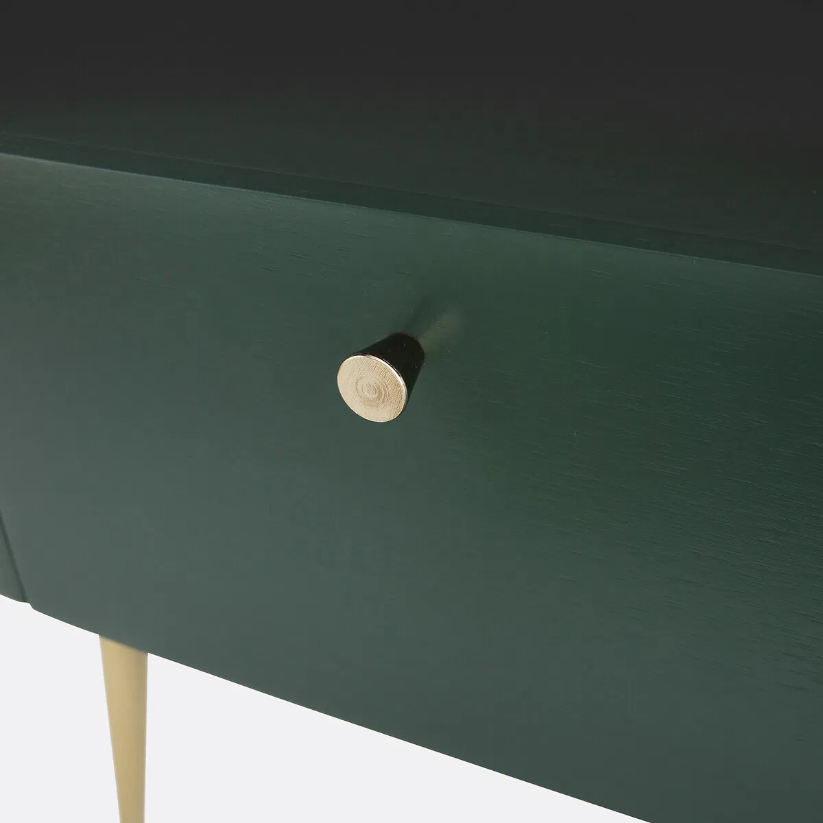 Minimalist Practical Solid Wood TV Stand with Metal Legs &amp; Open - Shelf Storage Cabinet for Living Room or Bedroom