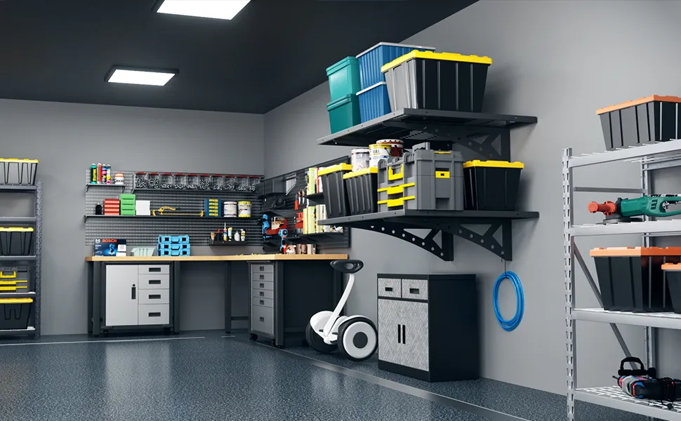 Storage Floating Wall Mounted Garage Wall Shelf