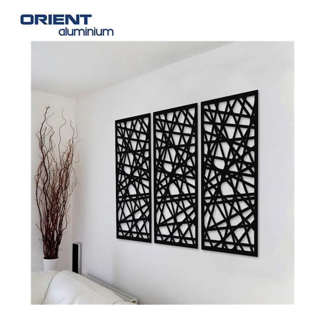 Metal Aluminum Decorative Laser Cut Fence Panel and Screen Room Divider