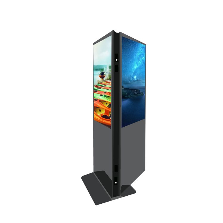 49 Inch Customized Wooden Double Sided Digital Signage for Advertising Display in Shopping Mall